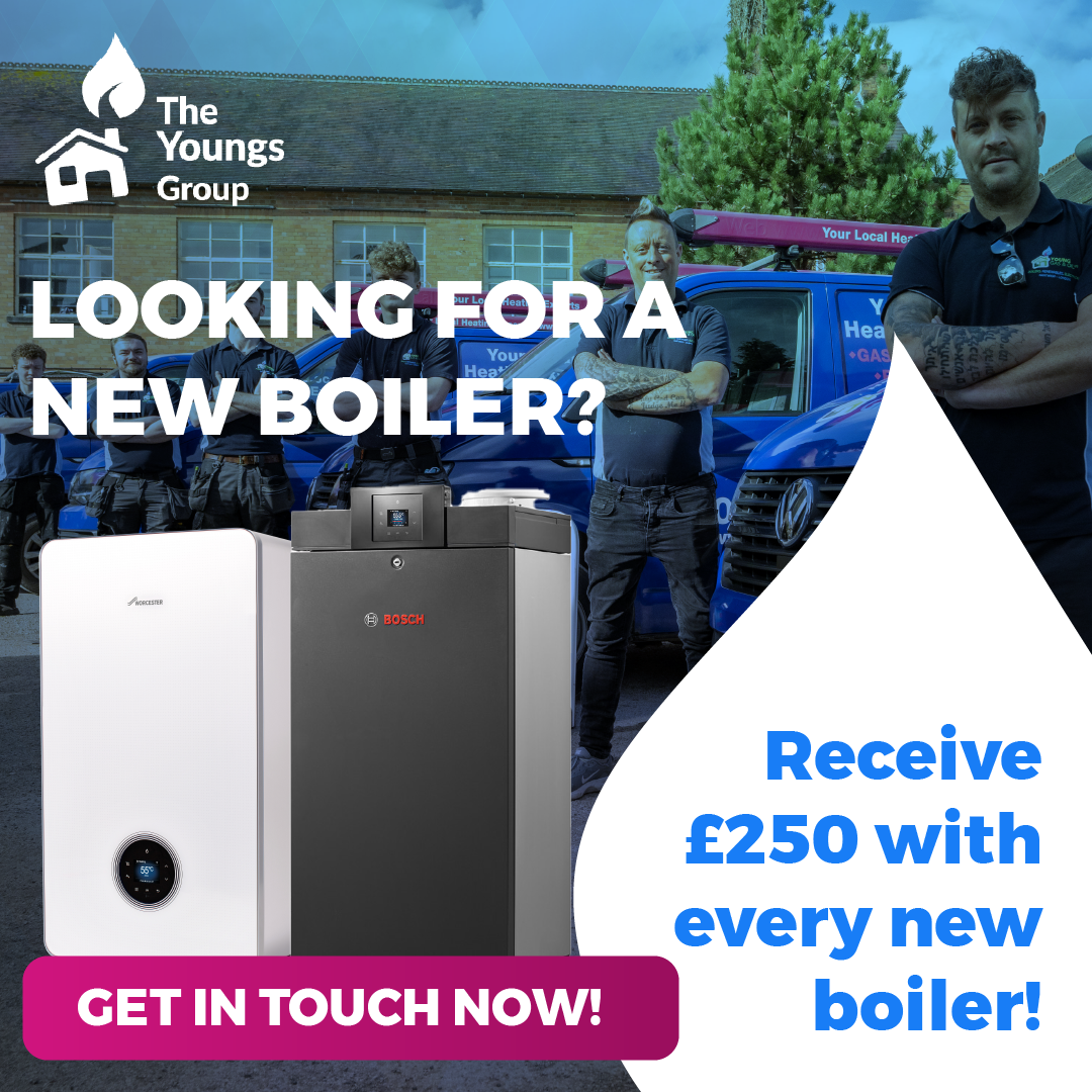 looking for a new boiler? receive £250 with every new boiler!